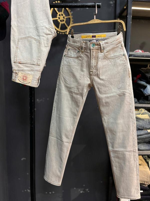 [Jean Denim Guangzhou-J3916] Quần Jean Nam Dài Nâu Kem Retro Was Đất Đỏ 5KM Mẫu Mới K3 STORE