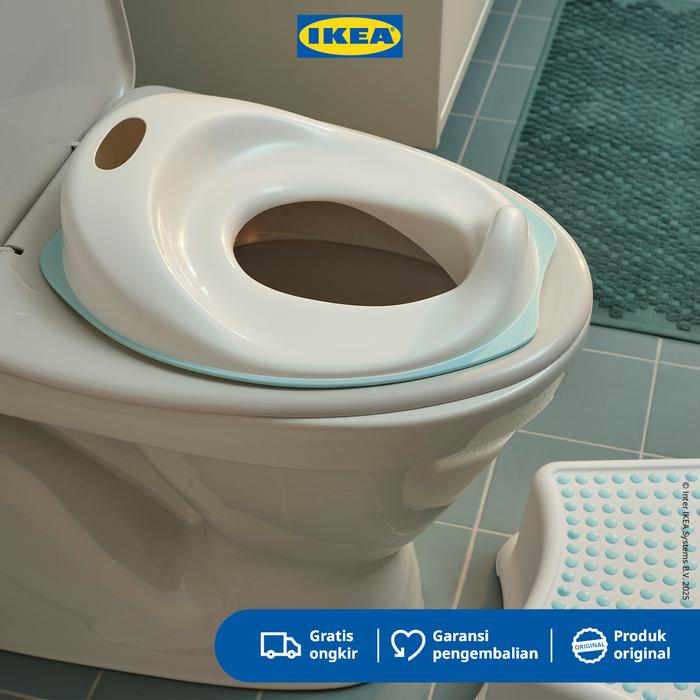 Gambar IKEA TOSSIG Tempat Duduk Toilet Anak / Toilet Seat / Potty Train Putih/Toska dari IKEA Indonesia Kota Administrasi Jakarta Timur Tokopedia