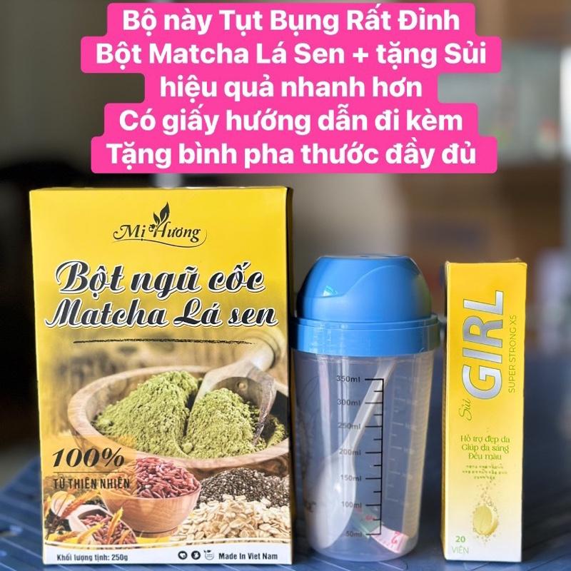 [ MUA 1 TẶNG 5 ] HỖ TRỢ NGUYÊN V2 - Bột Matcha Lá Sen - tặng Trà hoặc Sủi thực phẩm chăm sóc sắc đẹp người lớn hữu cơ Tea