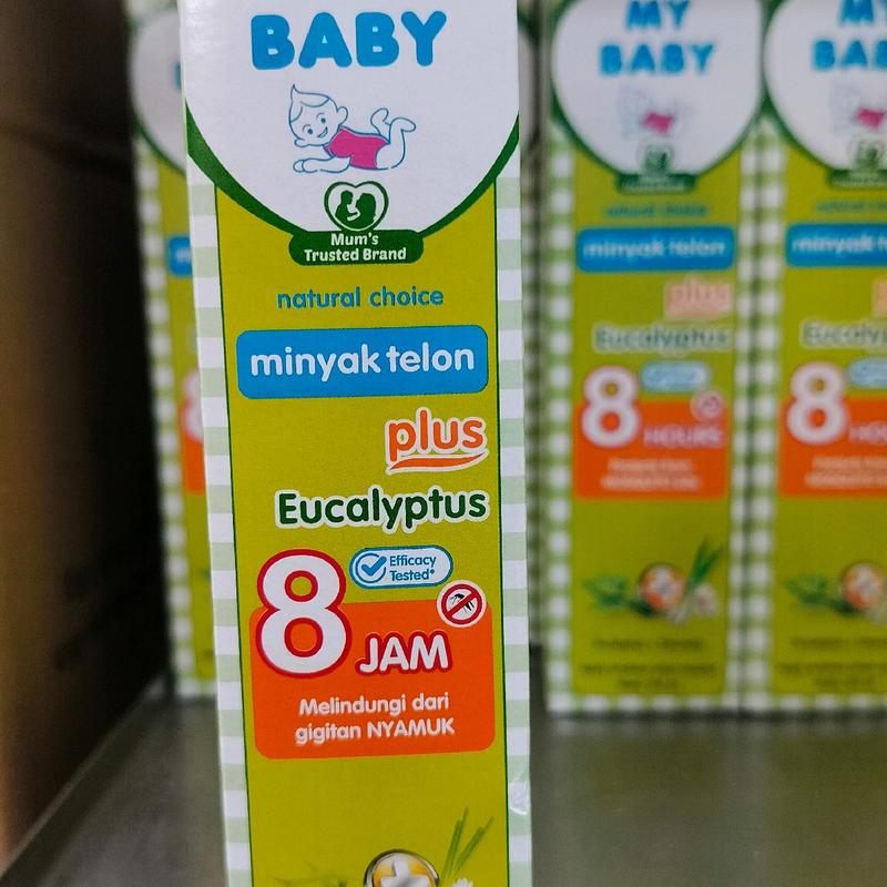 MY BABY MINYAK TELON EUCALYPTUS 8JAM UK 90ML 1