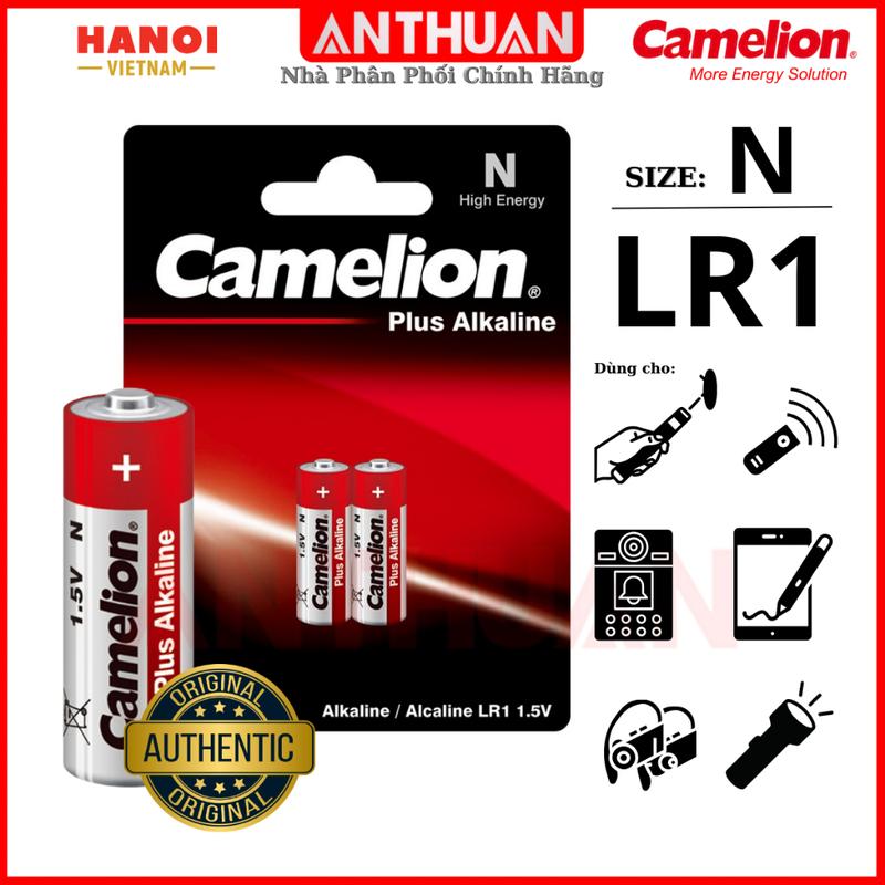 Vỉ 2 Pin Camelion Plus Alkaline LR1 Size N 1.5V E90 ,AM5 ,,SUM5. - Chất Lượng Caovc6b1cv12b12cbg5f