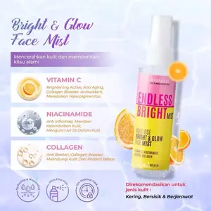 [SIAP KIRIM] Animate Endless Bright Mist Multi Use Bright & Glow Face Mist 60ml