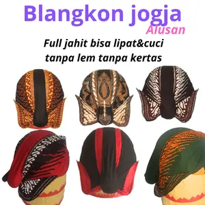 Blangkon jogja alusan full jahit bisa lipat fan cuci
