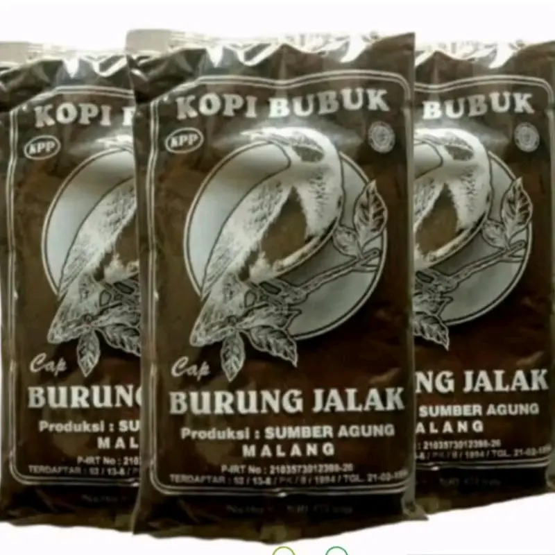 1kg kopi bubuk cap burung jalak kopi bubuk murni tanpa campuran asli kopi hitam kopi tanpa gula kopi murni 3