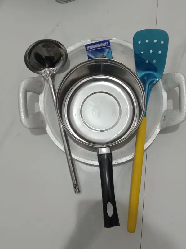 Paket Masak Lengkap Wajan Panci Serok Sutil Murah Alat Aluminium Buah Dapur Kitchenware 2