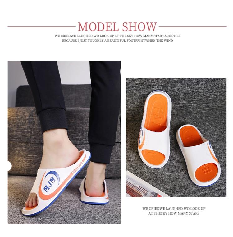 Product Introduction of Men's sandals and slippers, men's summer outdoor 46 wear-resistant home new anti slip and odor resistant 47 large slippers, summer home use 5
