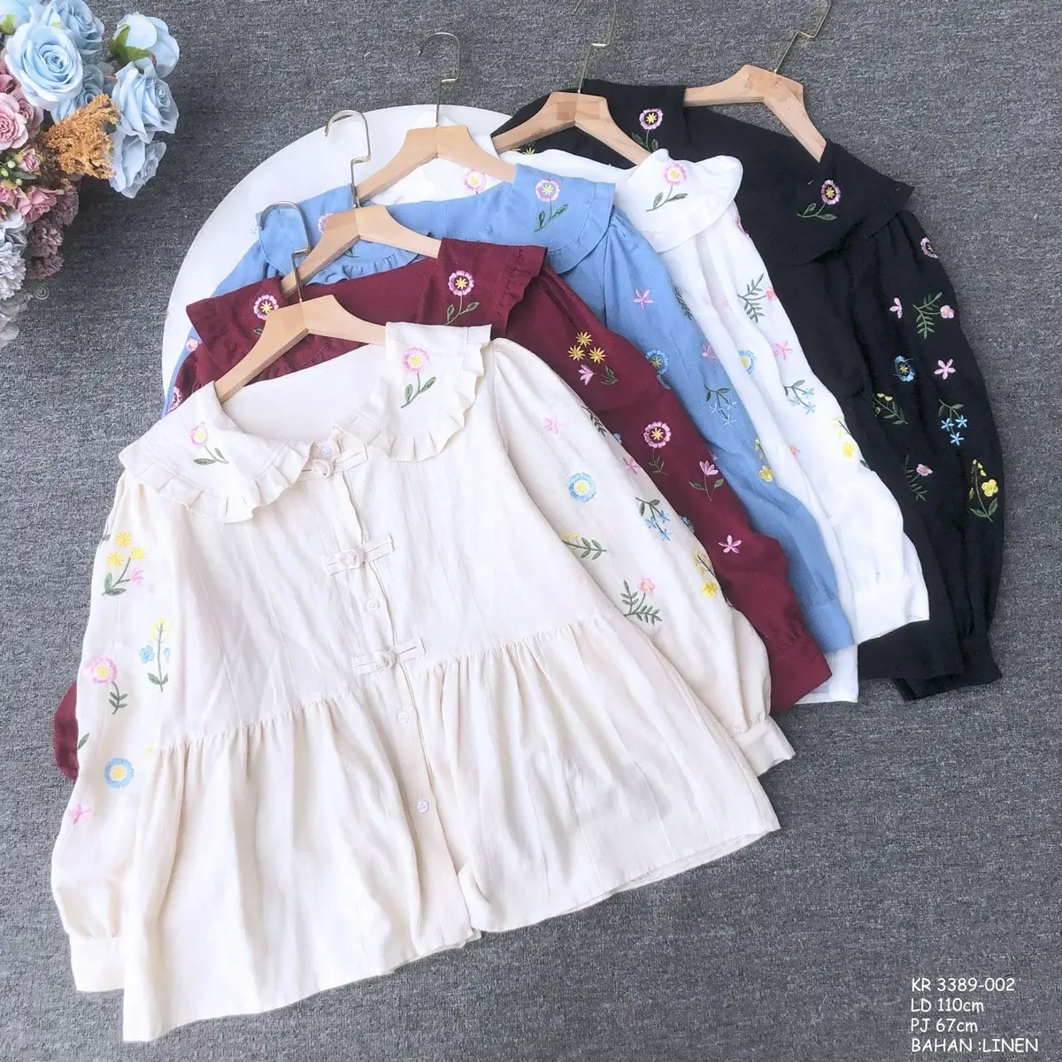DIASELLA FASHION | MIRNA BLOUSE | BLOUSE KEKINIAN | BLOUSE TERBARU | BLOUSE OOTD