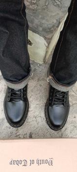 Product Review of Mr.Jonsrawk Original Sepatu Boot Pria Leather Shoes Clasic Model Boots High 8 Hole Kerja from a**a s**5 1
