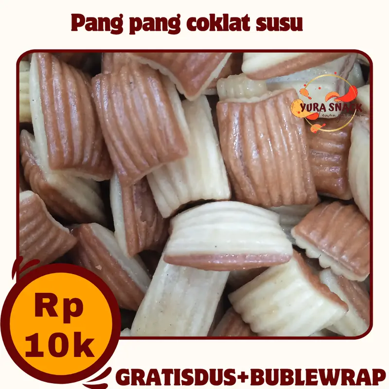 Pang Pang Gurih Manis | Pang Pang Rasa Sapi Panggang | Pang Pang Segitiga | Pang Pang Susu | Pang Pang Warna | Pang Pang Stik |  Camilan Renyah & Gurih 250gr 500gr 1kg | Gratis Dus + Bubble Wrap 4