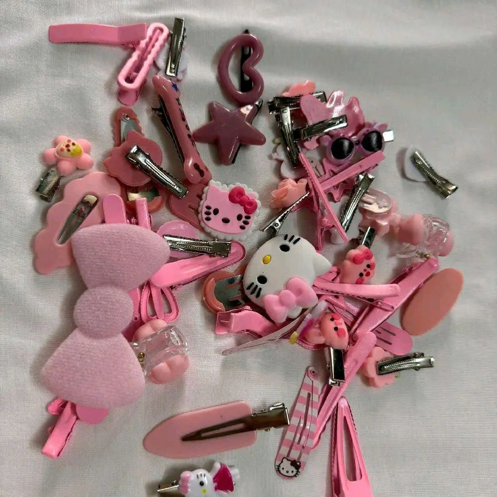 Phụ kiện quà tặng Kẹp tóc, Charm kitty, gấu,nơ