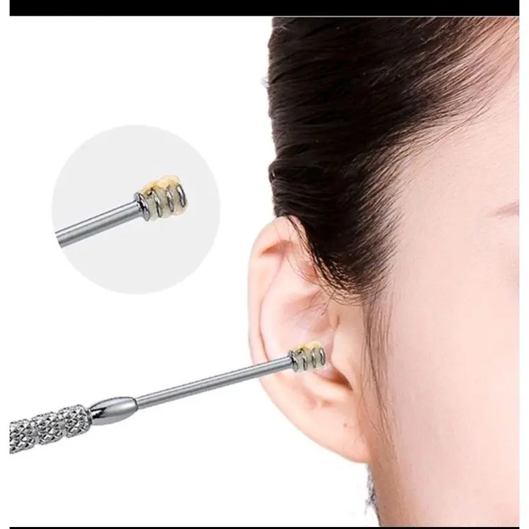Alat Korek Telinga Pembersih Kuping STAINLESS STEEL 5 IN 1 korek kuping Box Ear 2