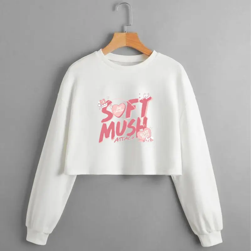 KAOS CROP TOP LENGAN PANJANG OVERSIZE /CROP TOP KOREA/CROP WANITA TERBARU 2023/CROP TOP WANITA FASHION 4