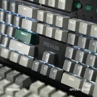 Gambar KEYBOARD GAMING REXUS HEROIC KX5 v2 Mechanical - Gaming Keyboard - Dark Grey, Blue dari Techno Computer Bali Kota Denpasar 4 Tokopedia