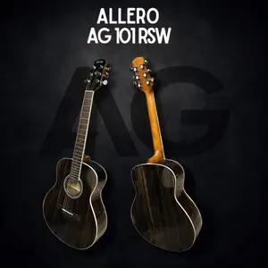Gitar AKUSTIK 7/8 ALLERO AG 101 RSW Pemula Dan Pro Full Bonus