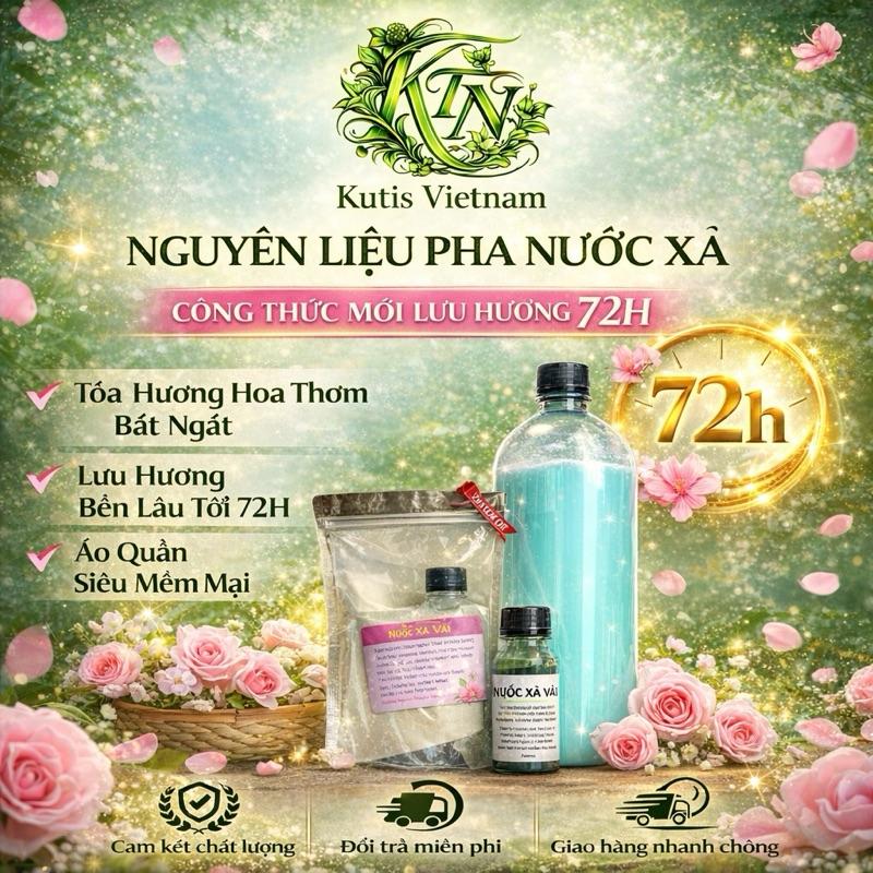  Combo tự pha 10 lít nước xả thơm vải quần áo tiết kiệm chi phí cho gia đình khách sạn giặt ủi thơm nhiều mùi ban mai huyền bí màu xanh làm sạch dễ pha tại nhà bột _ gi ặ t 