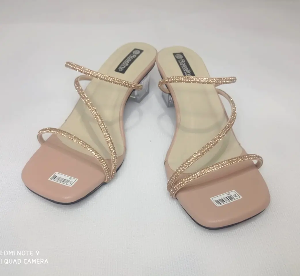 SANDAL WANITA HAK KACA 5cm/ Formal Premium MOdel Berlian02