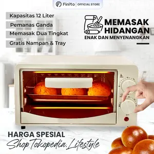 [SHOPTOKOPEDIA.LIFESTYLE] Oven Finito Listik 12 Liter Panggangan Roti Kue