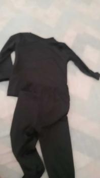 Product Review of Lulukids-Setelan Baju Manset Dan Legging Anak Perempuan Warna Hitam Bahan Katun Spandeks Elstis Adem Usia 1 Sampai 12 Tahun from N**a 0
