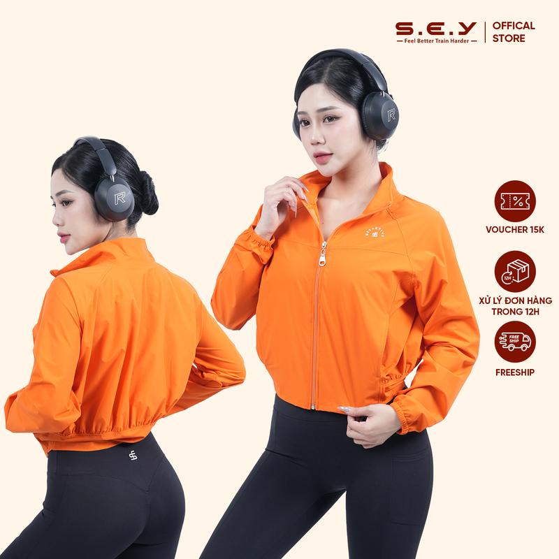 Áo Khoác Sport Nữ SEY ANTI JACKET chất liệu gió 2in1 chống nắng và chống nước