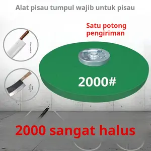 Kilangan gerigi mengasah pisau adalah roda pengikis pemoles