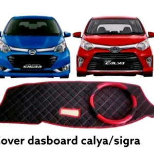 Alas Dashboard Plus Sarung Stir Mobil Calya/Sigra 2018-2024 Car steering anti slip