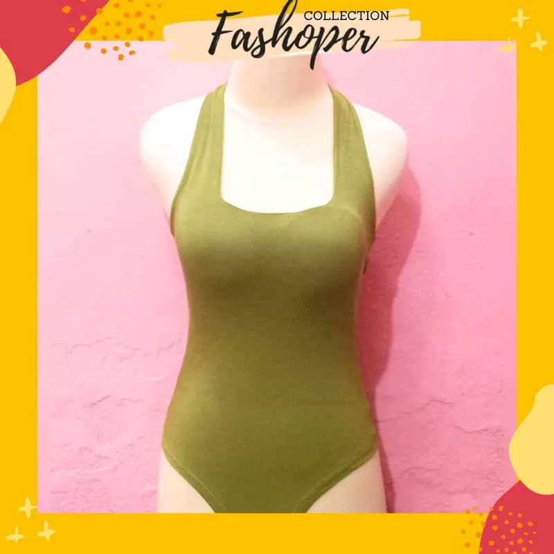 Bodysuit Atasan Lengan Panjang/Pendek Wanita Bangkok 4