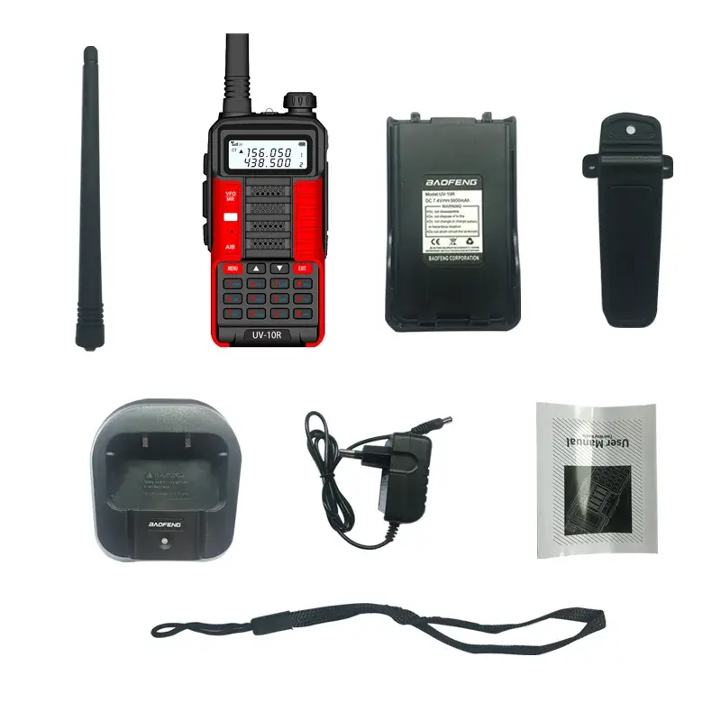 Handy Talky Baofeng UV10R UV 10R  Dualband VHF UHF 400-480 MHz HT Jarak Jauh 8