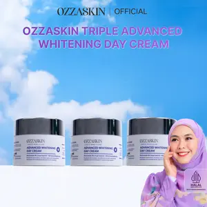 Ozzaskin Advanced Whitening Day Cream by Oki Setiana Dewi 30gr Halal BPOM Mengandung 4% Niacinamide, WhiteTen 10X Brightening, Olive Oil & Sodium Hyaluronate, Membantu Mencerahkan, Melembapkan, Meratakan Warna Kulit & Menjaga Skin Barrier