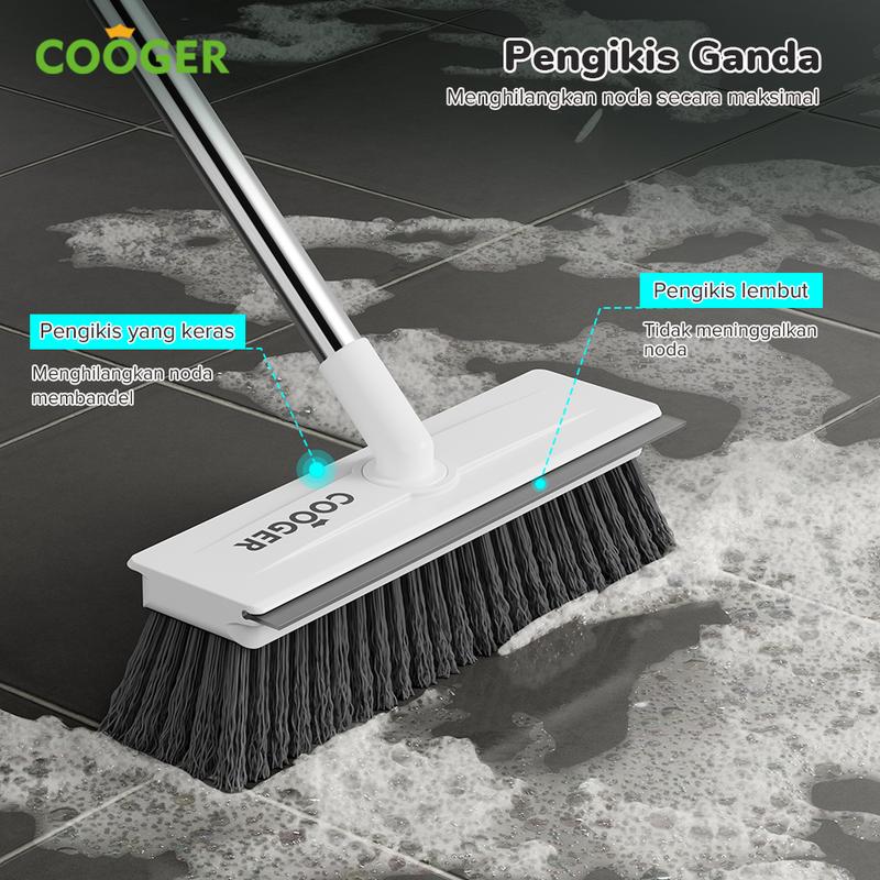 COOGER Electric Sikat Lantai Kamar Mandi 3IN1 Dengan Wiper Serbaguna Untuk Segala Jenis Lantai 2