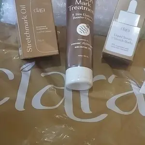 Ciara Stretch Mark Treatment & Skin Elasticity Booster Cream X Stretchmarks Treatment Oil X Liquid Serum For Stretchmarks