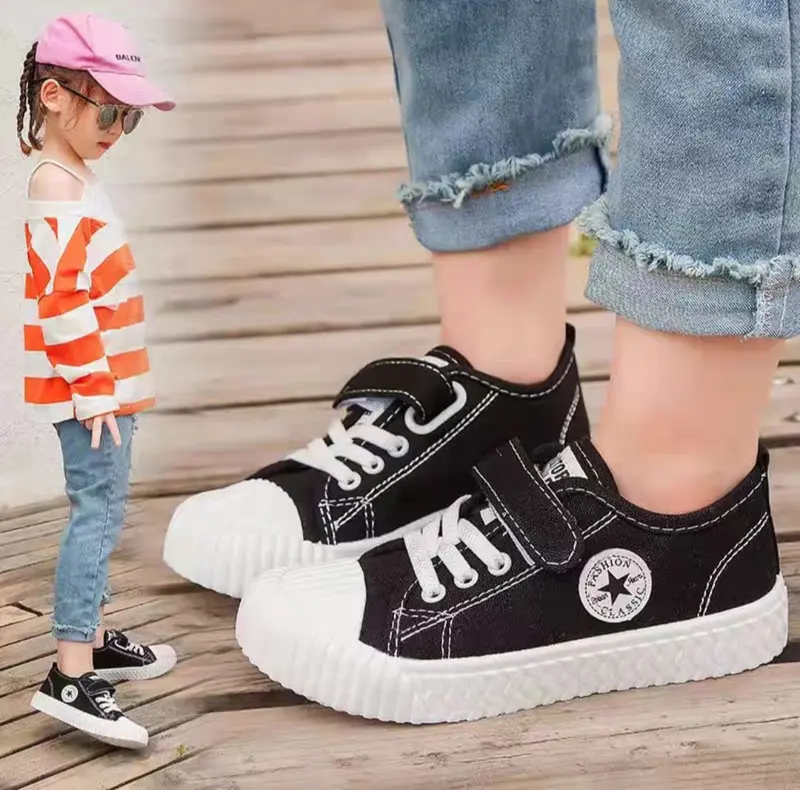 MAELLO SHOES - SEPATU SNEAKRS ANAK ANAK SEKOLAH BAHAN CANVAS RINGAN AS 189 1