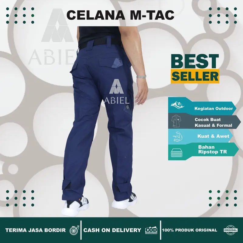 (DIKIRIM DARI BANDUNG) Celana Tactical  Pria M-TAC Panjang Cargo Celana Outdoor Gunung Hiking Sport 5