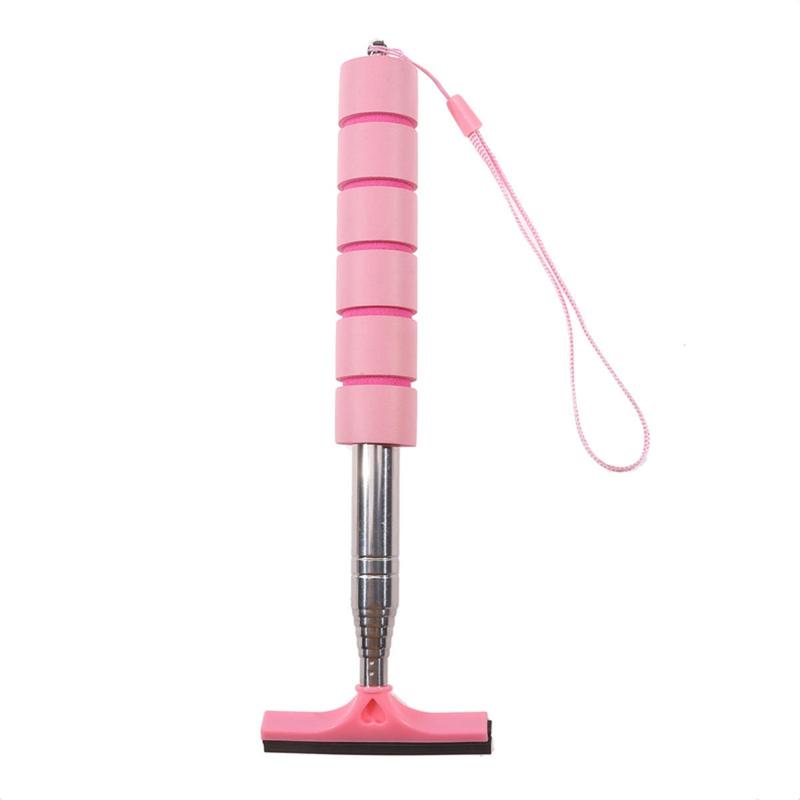 Product Introduction of Car Rearview Mirror Wiper Stainless Steel Telescopic Retractable Layered Brush Head Window Wash Cleaning Brush Handheld Wiper 17