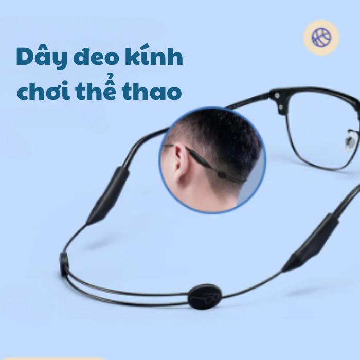Dây Đeo Kính Chống Tuột Silicone Mềm Có Điều Chỉnh, 2 kích thước