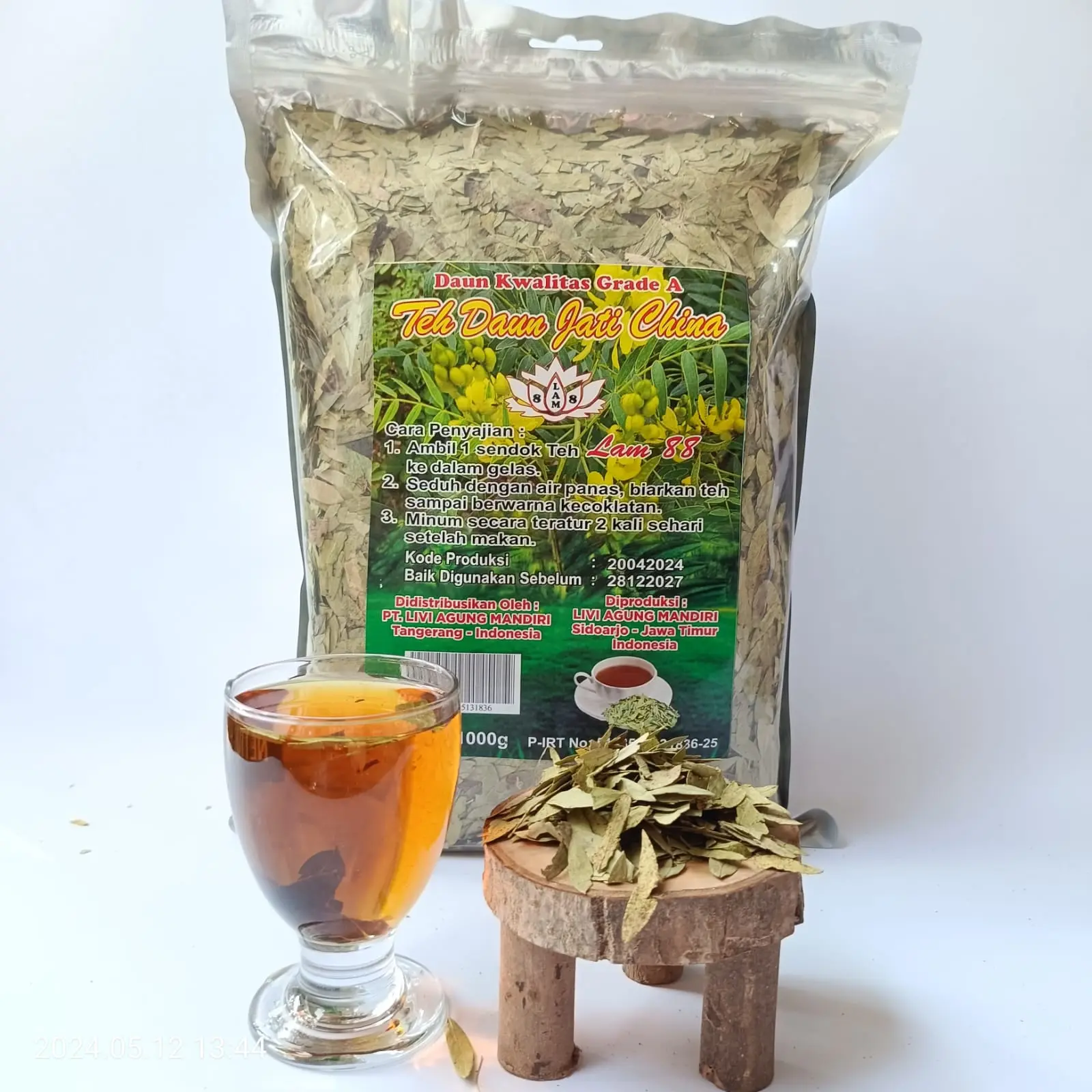 TEH DAUN JATI CINA HERBAL - KEMASAN 1 KG