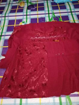 Product Review of Sania Dress by Mikhayla.Collection Swaroski Crinkle Sutra Pesta Remaja Wanita Muslim Airflow Kondangan Mewah Lebaran from A**h I**a 0