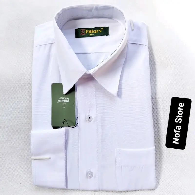 Kemeja Polos Lengan Panjang Pillars - Bahan Katun Viscose Lembut dan Nyaman Dipakai - Baju, Formal 4