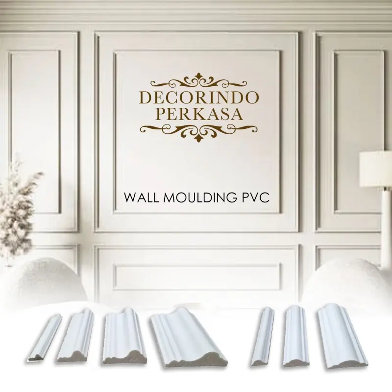 List Wall Moulding PVC Ukiran Dinding 2,4 Meter