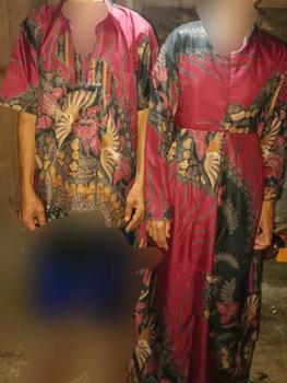 Product Review of Maura Couple / Couple Gamis Kemeja Pria Lengan Pendek Baju Ibu Batik Muslim from T** 0