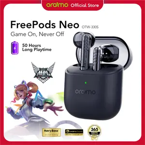 oraimo x MPL Mobile Legends TWS Freepods Neo OTW-330S Special Collaboration Edition True Wireless Stereo Earphone TWS Bluetooth Gaming Full Bass Murah Low Latency asdf