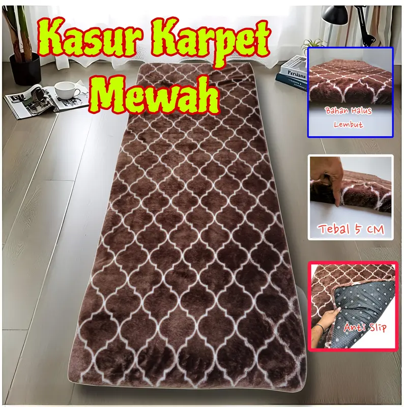 kasur Karpet Mewah – Nyaman, Teba 5 cm , dan Anti Slip untuk Kualitas Istirahat Terbaik 0