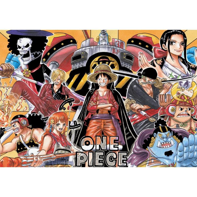 Poster Dán Tường Anime Vua Hải Tặc Luffy - Áp phích One Piece Retro, Vintage