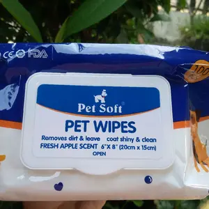 PET WIPES PET SOFT TISSUE BASAH ANJING KUCING 100 PCS
