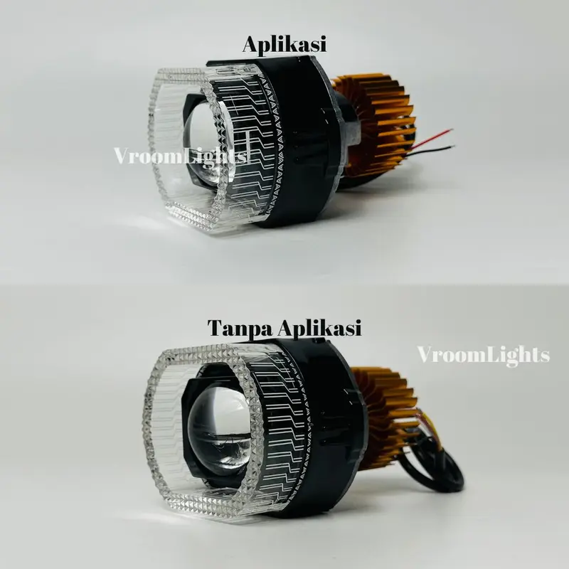 IBRIGHT Tipe ZE212 MEDIUM Projie Biled 3 Inch Akrilik 2 Warna 2