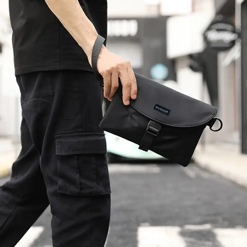 PUSHOP Tas Selempang Pria Wanita CROSS - Slingbag Uniseks Sling bag 2 in 1 Kasual Waterproof 2