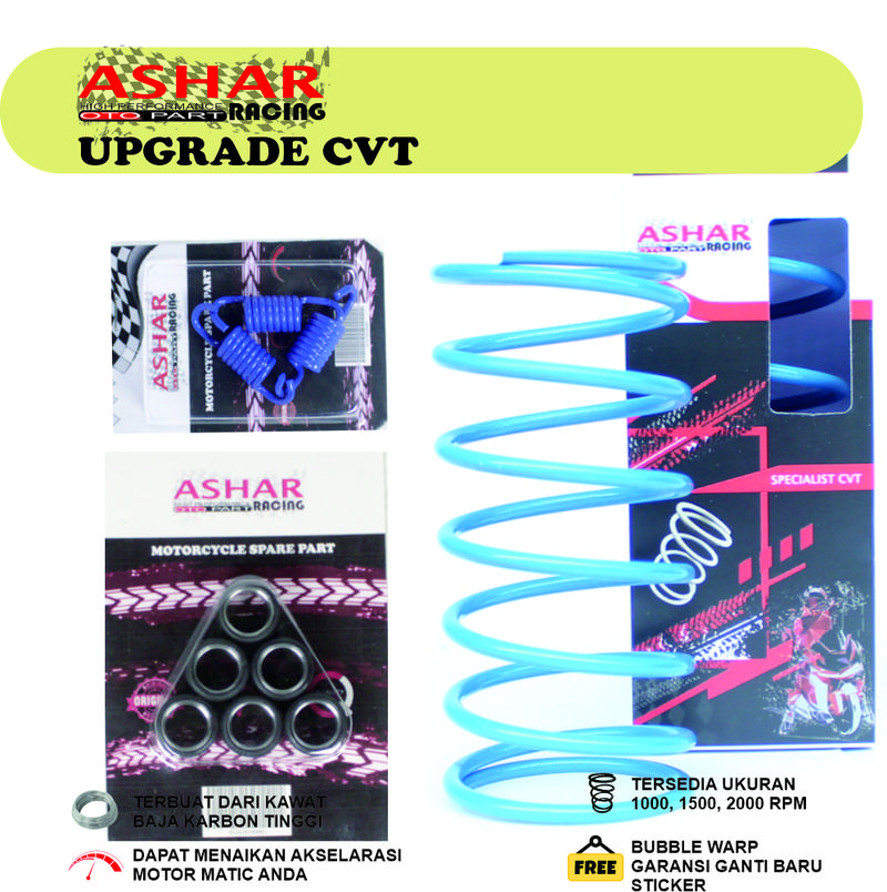 Product Introduction of MIO J MIO SOUL X RIDE 115 MIO GT 115 FINO 115 SMILE FULL UPGRADE RACING CVT ASHAR RACING Motorcycle ROLLER+PER CVT+ PER SENTRI 6