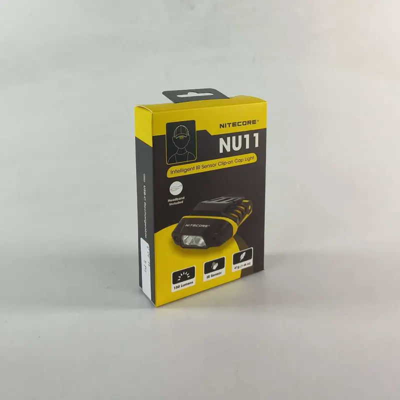 Senter Kepala Nitecore NU11 Headlamp LED 150 Lumens Dual Beam Motion Sensor 8