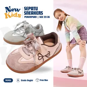 NEWKIDS 23-36 Sepatu Sneakers Sporty Pita Fashion Anak Perempuan Usia 3 12 Tahun MMK
