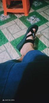 Product Review of Sandal Wanita Hak Andin Hengde Silang 04 Cewek Karet Jepit Sendal from M**e I**s 1