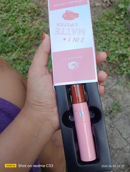 Product Review of 【CUCI GUDANG】MAGEFY 2-IN-1 Lipstik  / Matte Liquid Lipstick / Lip Lembut Tahan Lama Pelembab Pigmentasi Tinggi 12 Colors 8016 from h**i 1